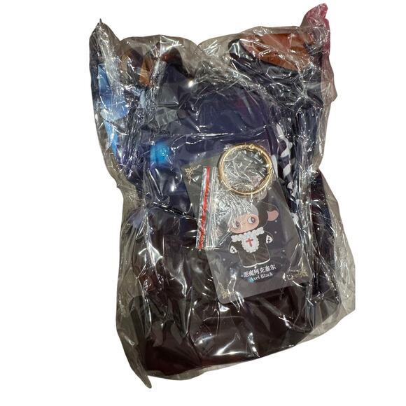 NWT May Mei Dark Forest Axel Black Plush key chain - Picture 2 of 5